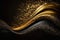 black luxury 3d gold shine glitter elegan background