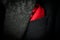 Black Mafia Suit with Red Handkerchief