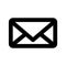 Black mail symbol icon design