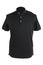 Black male t-shirt polo isolated