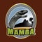 Black Mamba green beach emblem