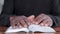 black man praying to god with bible Caribbean man praying with background stock footage