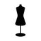 Black mannequin icon