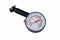 Black manometer with red arrow for measurement of the pressure in bus