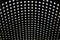 Black metal grid background with symetrical pattern