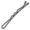 Black metal hairpin 3D