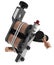 Black metallic tattoo machine with copper details