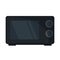 Black Microwave oven icon in flat style isoated on white background