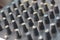 black mixer amplifier detail photo.