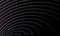 Black moderm 3d wall background of circular lines forming texture in dark space, presentation cover