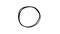 Black moving circle on white background animation