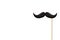 Black mustaches vector design, vector template