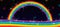 Black night rainbow banner CMYK