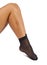 Black nylon socks female feet