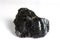 Black Obsidian Stone against White Background