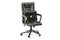 Black office chair with leather briefcase, business concept. 3D