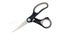 Black office scissors.