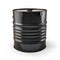 Black oil barrel, steel can