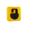 Black Open padlock icon isolated on transparent background. Opened lock sign. Cyber security concept. Digital data