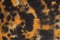 Black and orange camouflage abstract hand painted tie dye textu