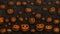 black and orange halloween textured for mystic halloween background with pumkins