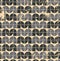 Black ornamental worn textile geometric seamless pattern, vector