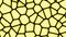 Black outline and yellow cell pattern low poly background