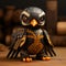 Black Owl Wooden Figurine - Avengers Xmen Inspired Vray Style