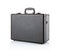 Black padded aluminum briefcase