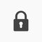 Black padlock icon