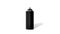 Black Paint Aerosol Spray Metal 3D Bottle Isolated On A White Background. 3D Rendering