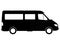 Black Passenger Van Drawing