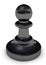 Black pawn. Chessmen