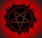 Black Pentagram icon.