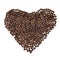 Black pepper in shape of heart