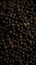 black peppercorn pattern photorealistic close-up, ai generation
