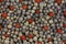 Black peppercorn polka dots large red pepper special red round panel culinary background base base design