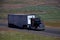 Black Peterbilt / White Blank Trailer