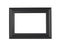 A black picture frame, isolated with clipping path