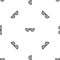 Black pinhole glasses pattern seamless black