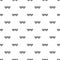 Black pinhole glasses pattern vector