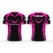 Black Pink t-shirt for e-sport players, gaming jersey design template