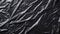 Black Plastic Bag Texture Background - Crumpled Polyethylene Film Close Up