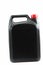 Black plastic jerrycan