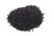 Black plastic polymer granules