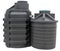 Black plastic septic tanks