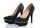 Black platform shoes