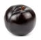 Black plum, isolated on white background