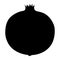 Black pomegranate logo