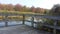 Black pond fishing dock